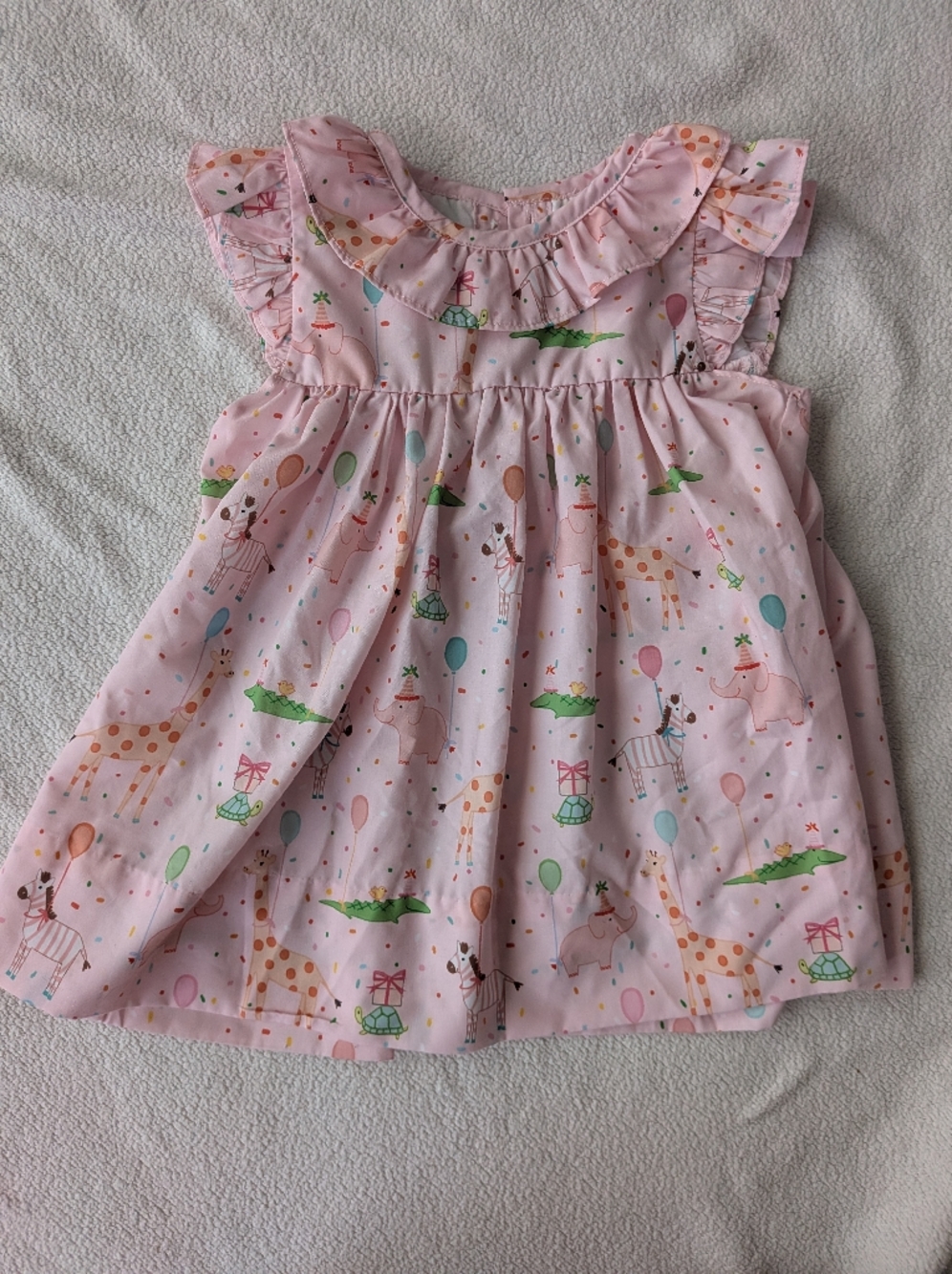 Cecil & Lou Animal Party Dress with Balloons Birthday